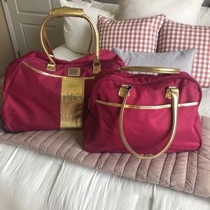 New Directions Rolling Luggage Set